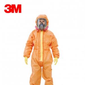 3M帶帽連體防化服4690