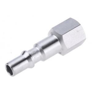 Staubli 不銹鋼氣動快速連接接頭 RBE 06.6100，G 1/8母頭，螺紋，Staubli連接器