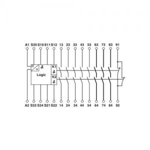 Phoenix Contact安全繼電器 PSR-SCP- 24UC/ESAM4/8X1/1X2 - 2963912