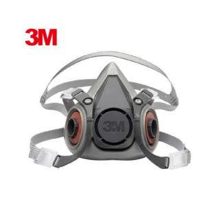 3M 防護面具6200/6100半面型防毒面罩防塵面具主體防毒噴漆面具