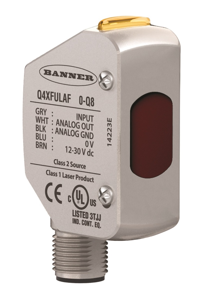 bannerQ4X激光測距傳感器