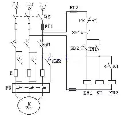 三相籠型異步電動機定子繞組串電阻起動