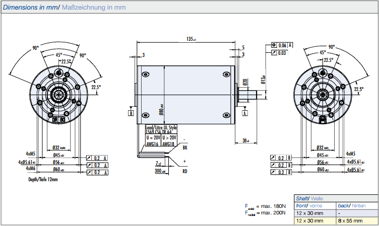 德恩科GR80x40-12V技術(shù)圖
